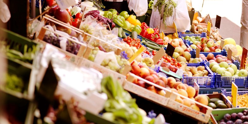 Exotic fruit at Naschmarkt in Vienna