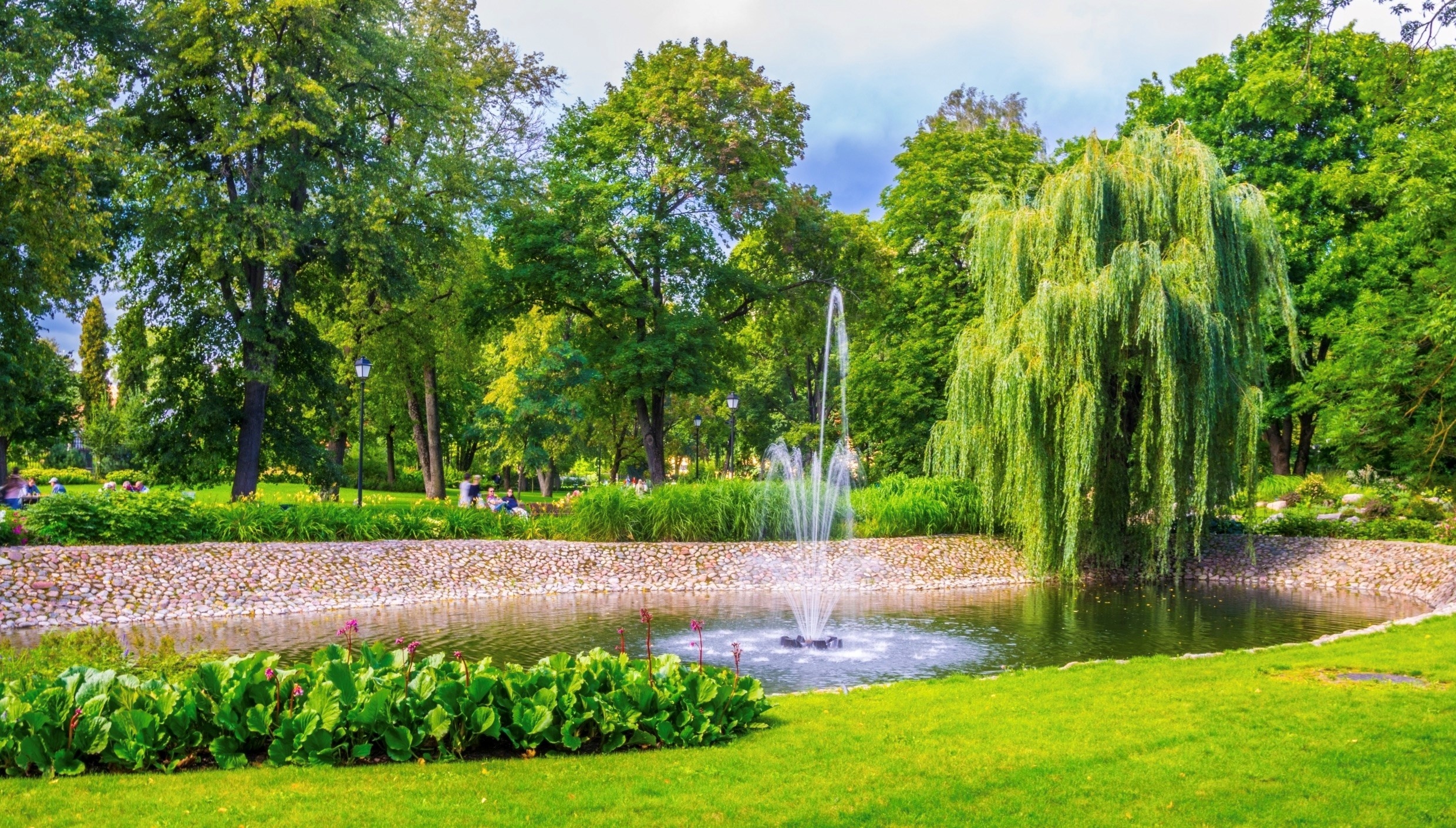 The bernardine garden - bernardinu sodas - in the lithuanian capital Vilnius